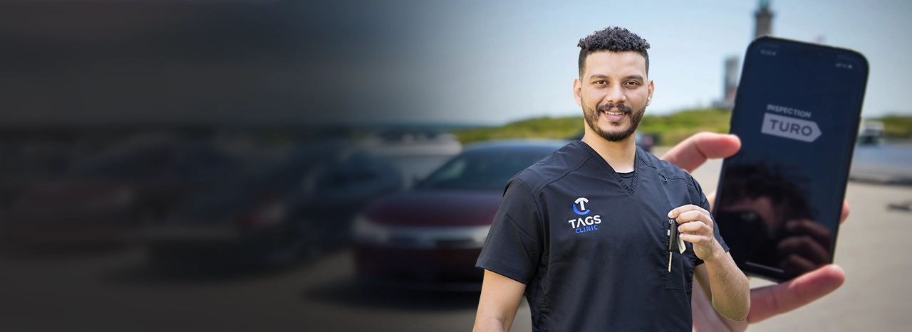 Turo Vehicle Inspection in San Diego | Tags Clinic